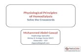 Physiological Principles of Hemodialysis - Solve the Crosswords
