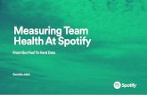 Measuring team performance at spotify slideshare