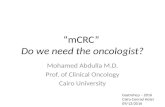 Metastatic Colorectal Cancer: do we need the oncologist?