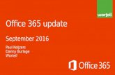 Office 365 roadmap september 2016
