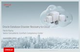 Disaster Recovery pomocí Oracle Cloudu