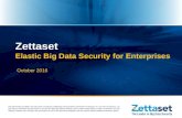 Zettaset Elastic Big Data Security for Greenplum Database