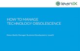 How to manage technology obsolescence with LeanIX Enterprise Architecture Management