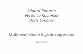 Multilevel Binary Logistic Regression