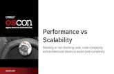 OSCon - Performance vs Scalability