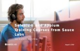 Selenium and Appium Training from Sauce Labs