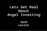 Lets Get Real About Angel Investing - RVC Angel Capital Summit Keynote by Seth Levine