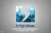 EW POPFest Brightbox case study with BrightEyeQ