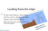Leading from the Edge