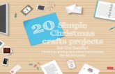 20 Simple Christmas Craft projects for the family!