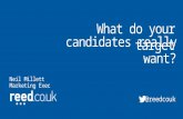 Reed.co.uk what your target candidates want