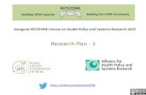 KEYSTONE / Module 13 / Slideshow 3 / Research Plan - 3