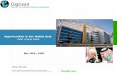Entry Strategy for Cognizant- The Middle-East HealthCare Insurance Market