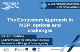The Ecosystem Approach in MSP: options and challenges at the 2nd Baltic Maritime Spatial Planning Forum