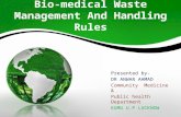 BIO MEDICAL WASTE MANAGEMENT & HANDLING RULE