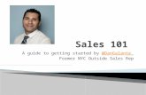 Sales 101 A guide to getting started