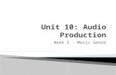 Level 1 Audio Production wk5-music