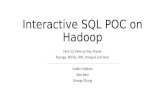 Interactive SQL POC on Hadoop (Hive, Presto and Hive-on-Tez)