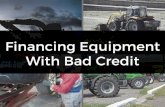 Equipment Financing With Bad Credit