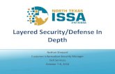 NTXISSACSC4 - Layered Security / Defense in Depth
