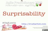 Surprisability Agile Practitioners 2016 Israel