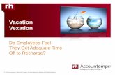 Vacation Vexation: Do Employees Feel They Get Adequate Time Off to Recharge?