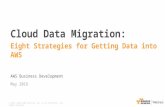 Cloud Data Migration Strategies - AWS May 2016 Webinar Series