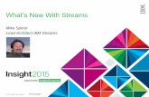 What's New in IBM Streams V4.1