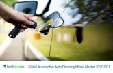 Global Automotive Auto Dimming Mirror Market 2017 to 2021