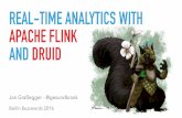 Real-time Analytics with Apache Flink and Druid
