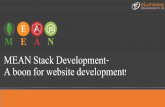 Mean stack development-A boon for website development