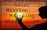 The national solar mission