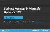 Business Processes in Microsoft Dynamics CRM - Nicu Aleman