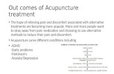 Out comes of Acupuncture treatment