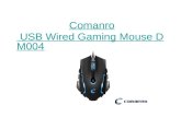 Comanro usb wired gaming mouse dm004