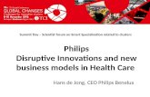 TCI 2016 Philips: Disruptive Innovations and new business models in Health Care