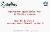 Different approaches for different scopes: How to tackle a medium-sized Drupal project