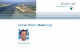 DSD-INT 2016 Urban water modelling - Meijer
