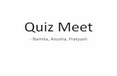 Quiz Meet 17.3.12