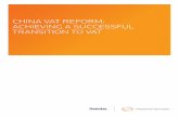 Whitepaper on the VAT Introduction in China by Thomson Reuters and Deloitte