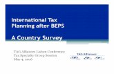 International Tax Planning after BEPS - A Country Spotlight