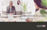 The smart video interview solution for Human Resources - eyeson