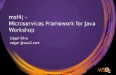 Workshop MSF4J - Getting Started with Microservices and Java