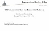 CBO’s Assessment of the Economic Outlook