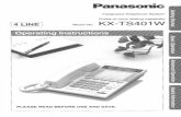 Panasonic KX-TS401W Telephone