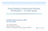 Drug Product Continuous Process Verification – A Case Study