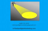 In The Spotlight Marketing Social Media PowerPoint
