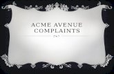 Acme Avenue Complaints & Reviews