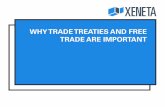 Why Trade Treaties and Free Trade Are Important