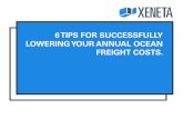 6 Tips For Successfully Lowering Your Annual Ocean Freight Costs